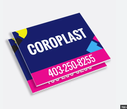 6mm Coroplast Sign Custom Full Color CMYK