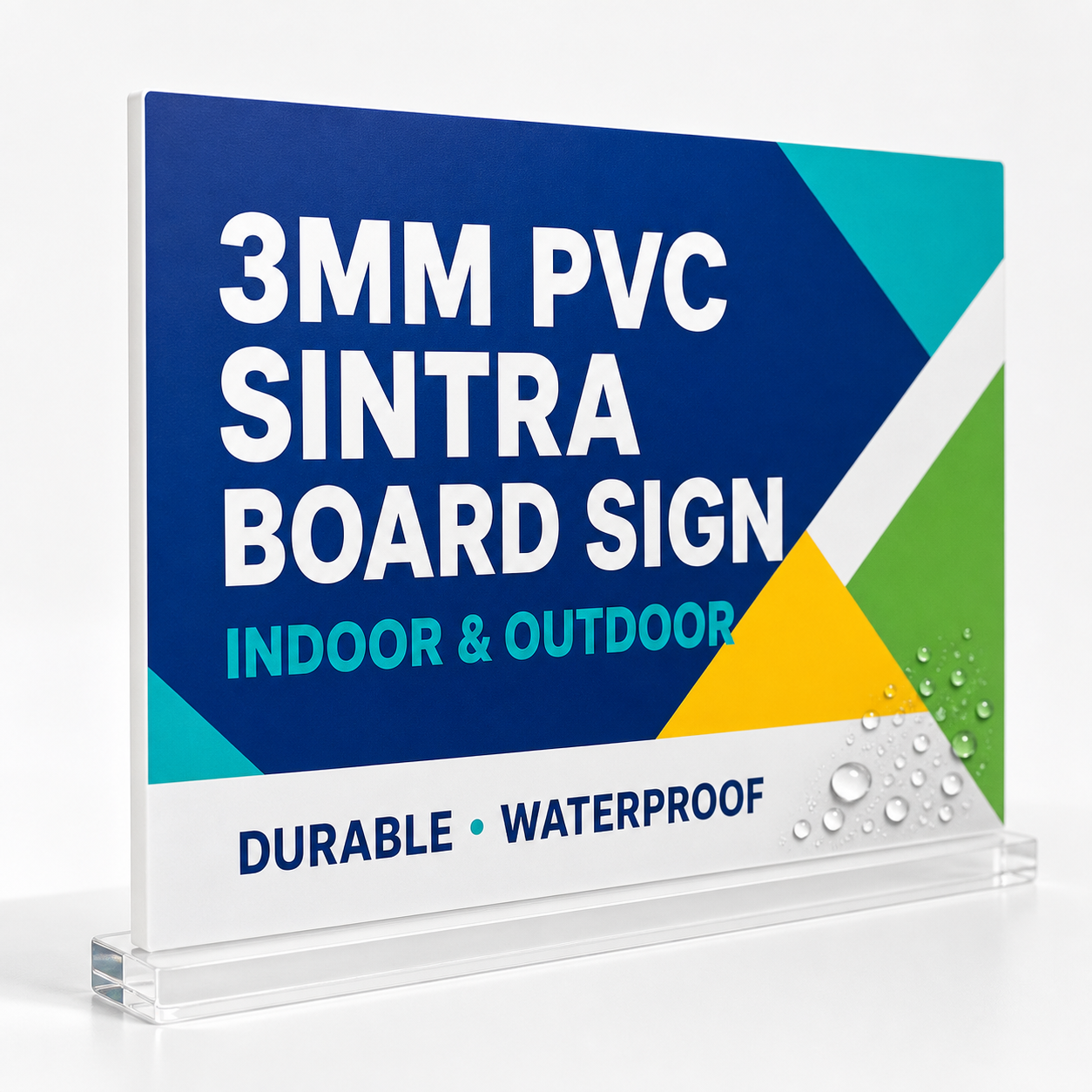3mm PVC Sintra Board Sign, Durable for Indoor and outdoor, waterproof