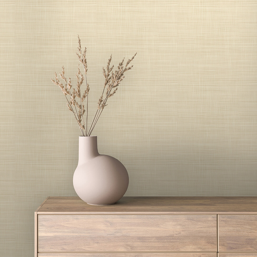 Parchment Linen Texture Wallpaper mockup