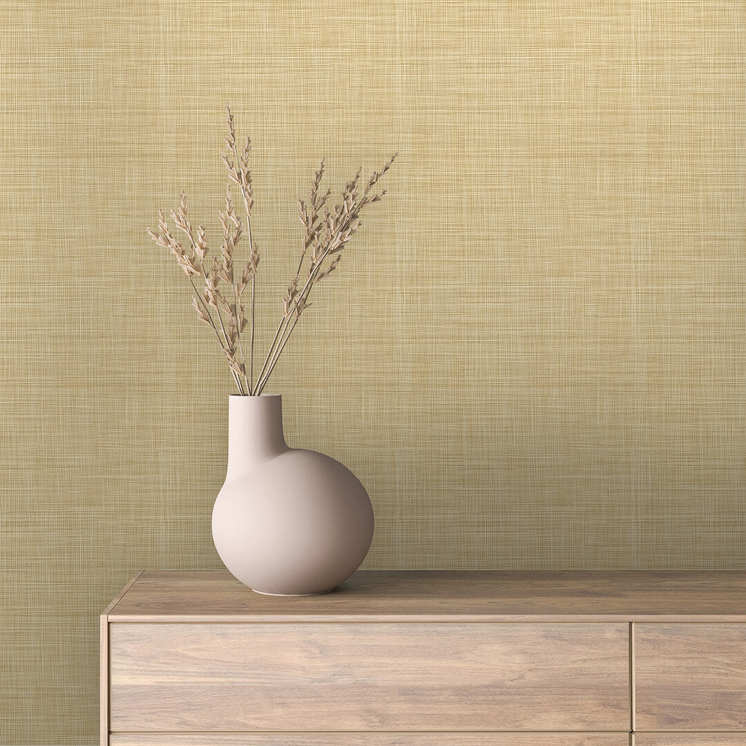 Khaki Linen Texture Wallpaper mockup