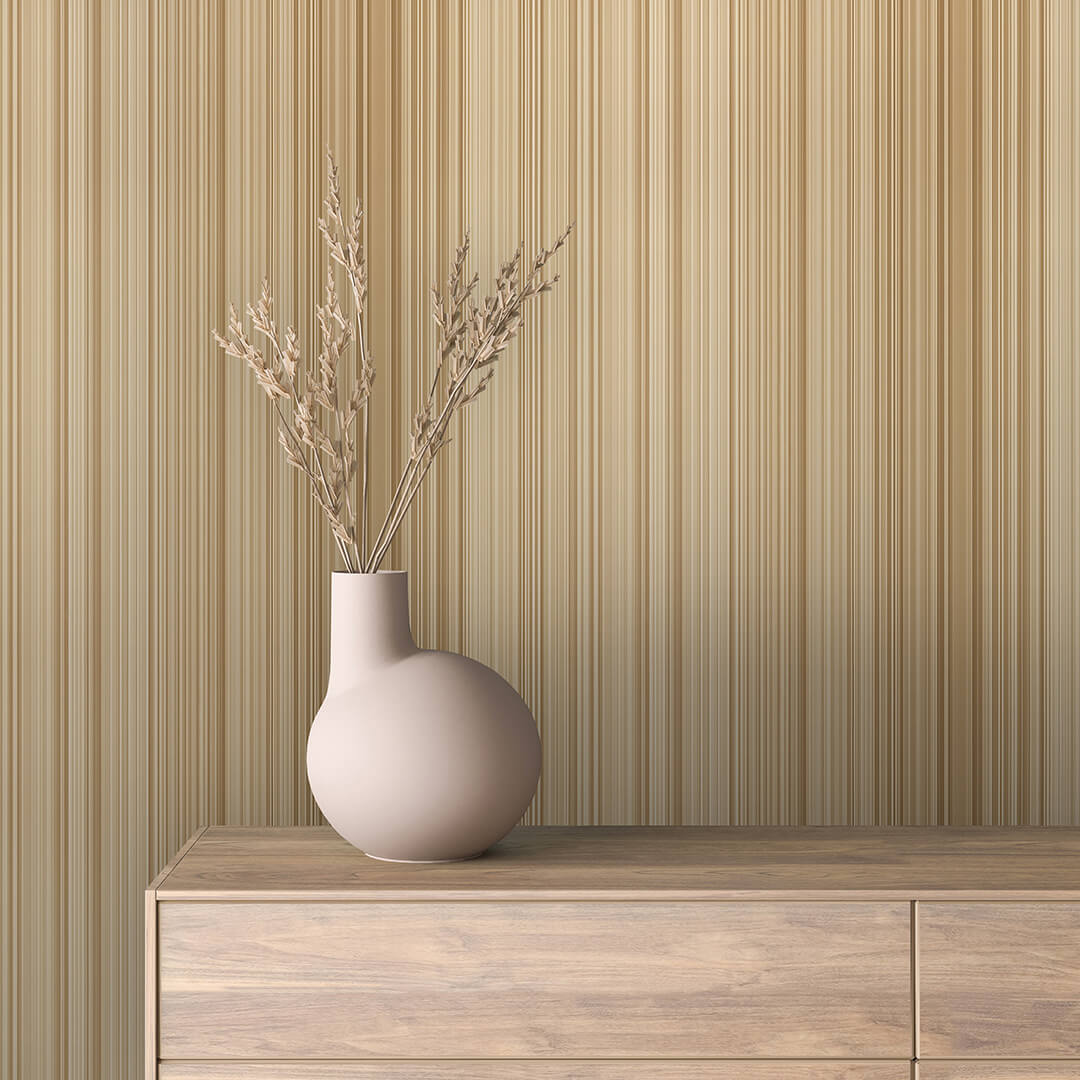 Champagne Fluted Texture Wallpaper mockup