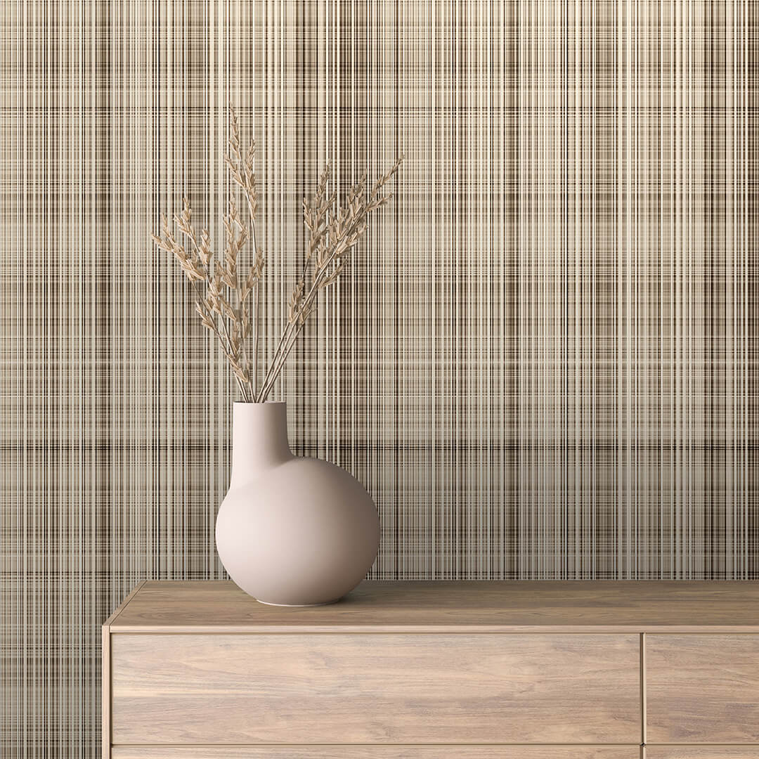Heritage Plaid Texture Wallpaper mockup