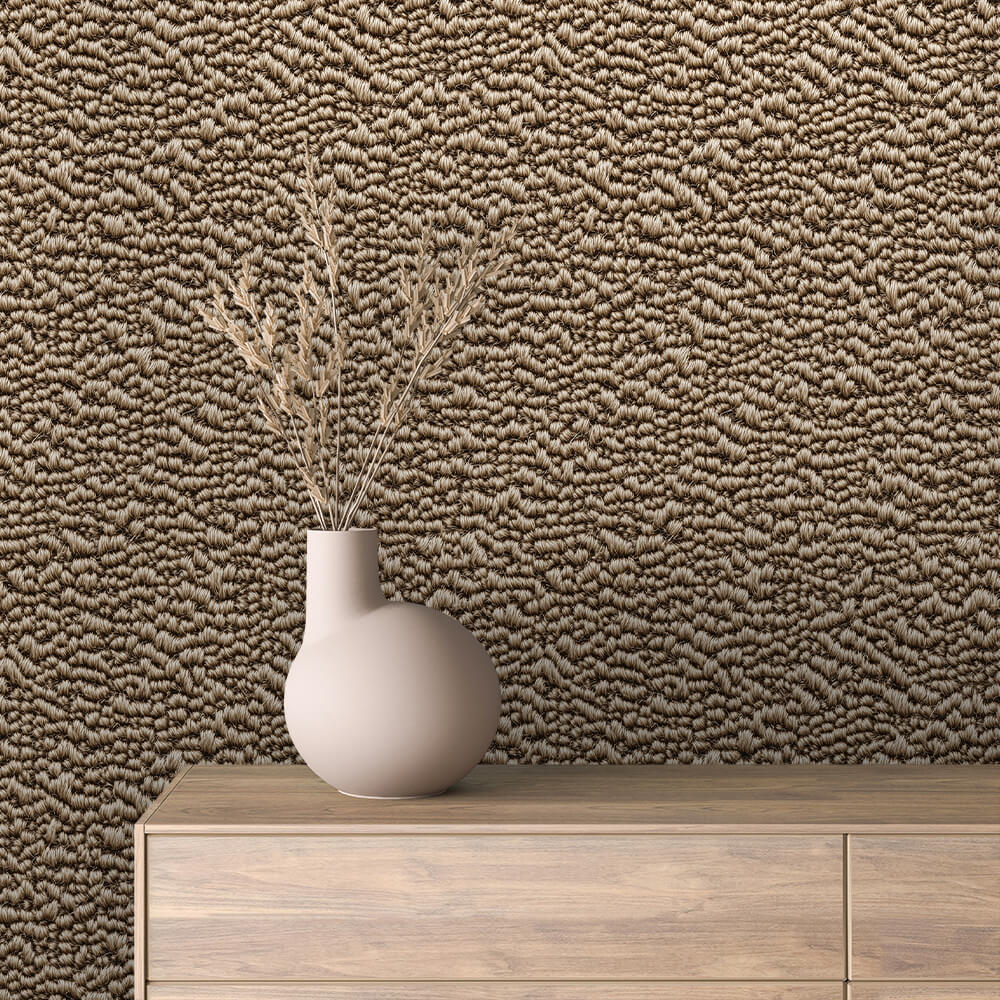Woven Sisal Texture Wallpaper mockup
