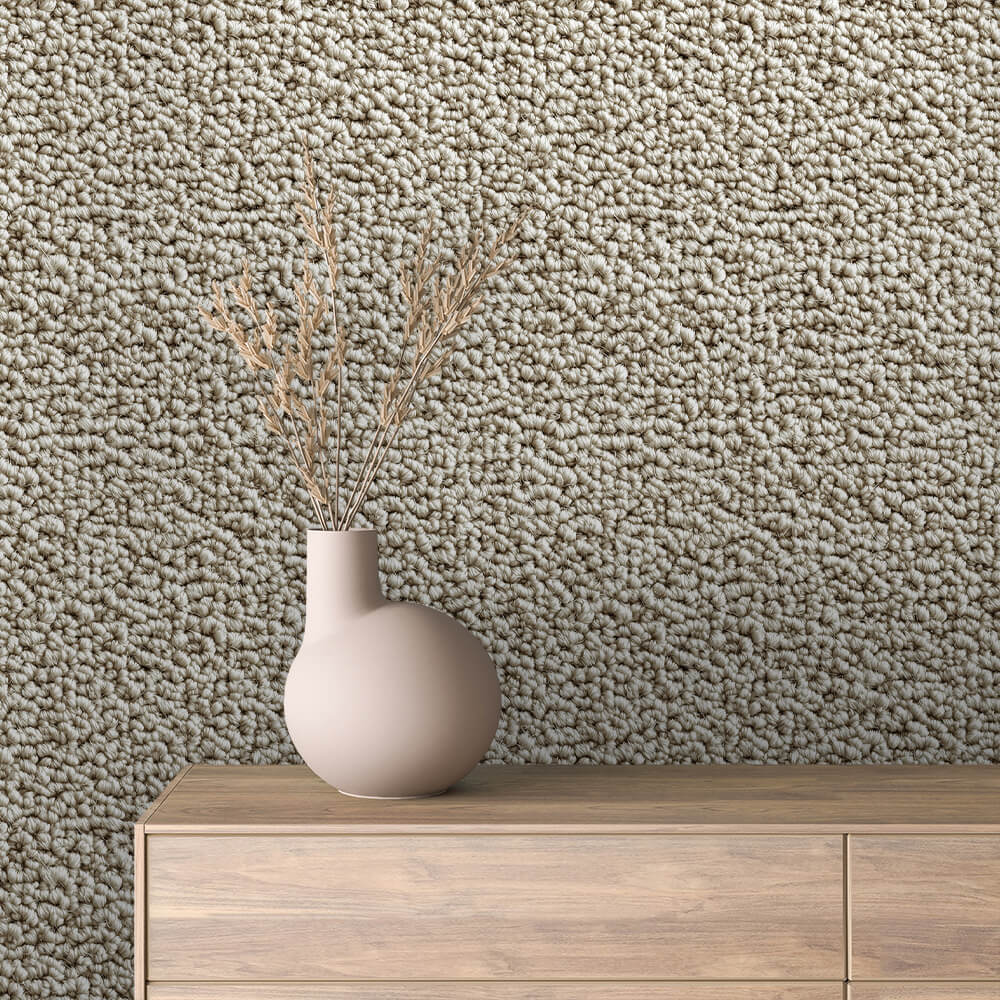 Berber Loop Texture Wallpaper mockup