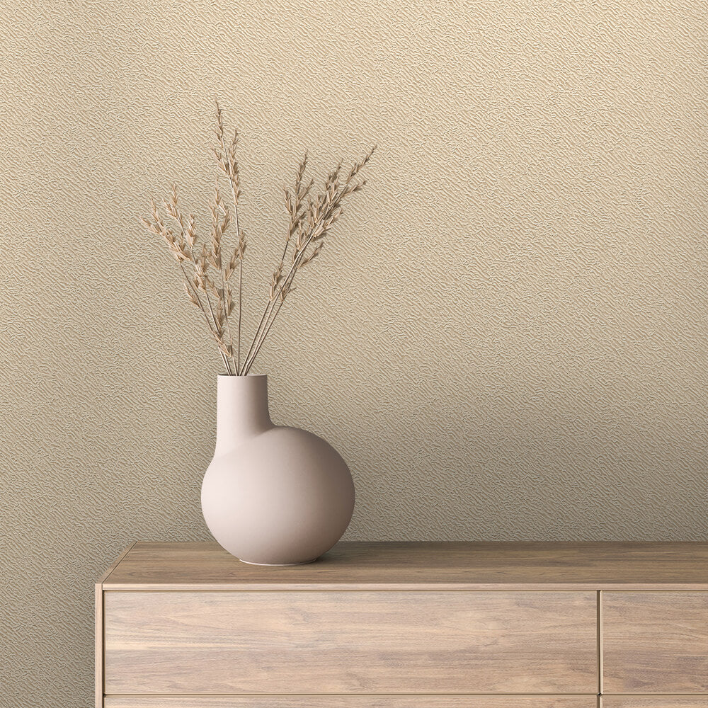Beige Grasscloth Texture Wallpaper mockup