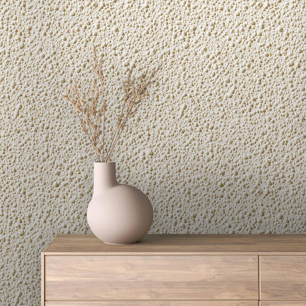 Cream Pebble Texture Wallpaper mockup