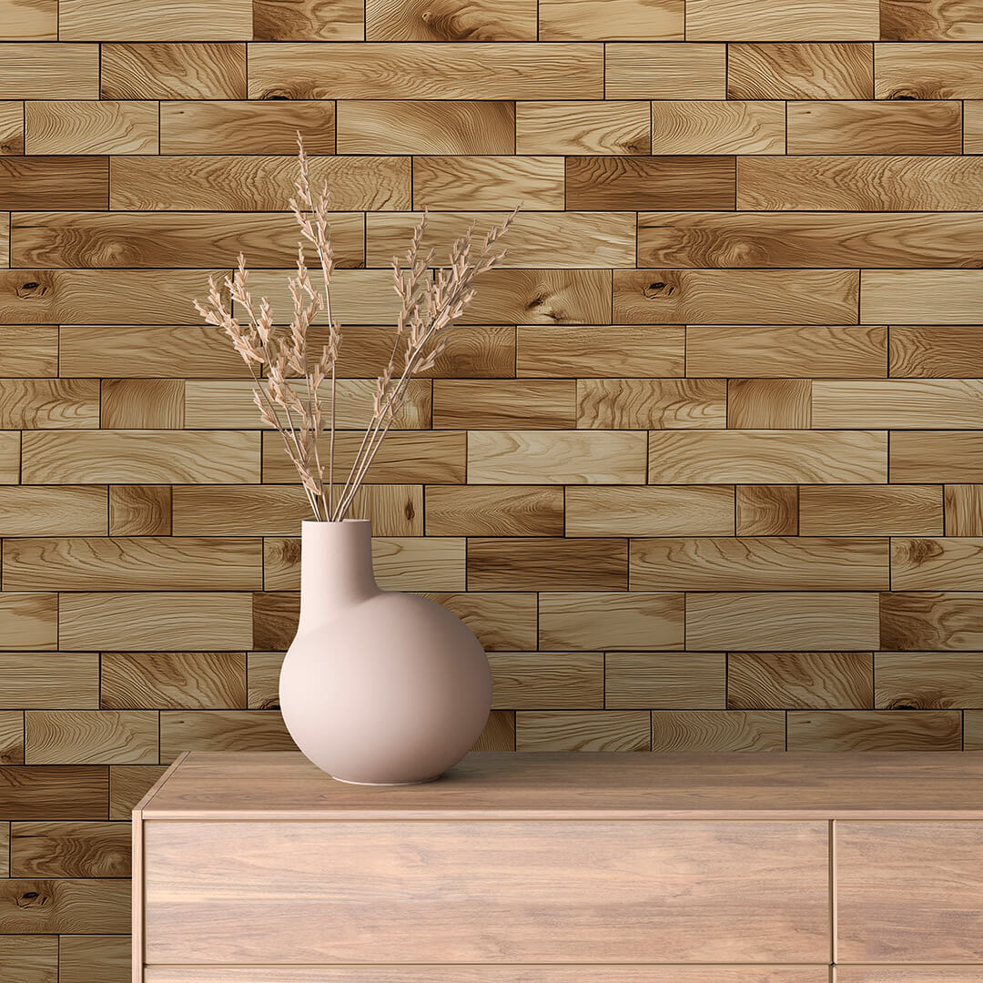 Wood Wallpaper mockup