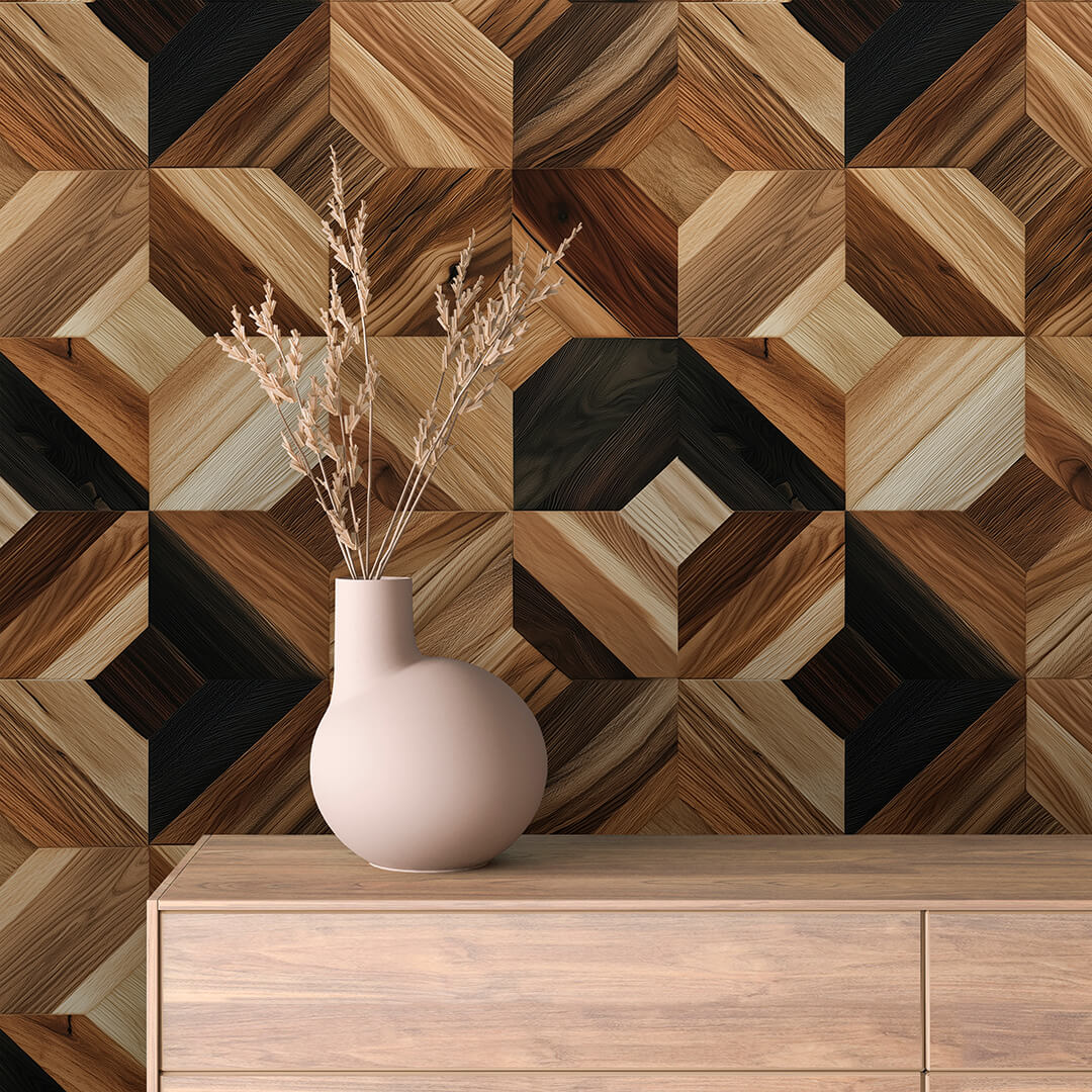 Wood Wallpaper mockup