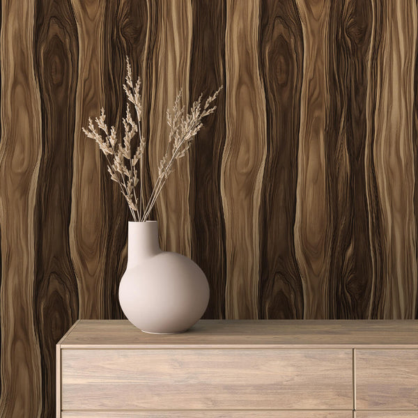 Exotic Wood Grain Wallpaper mockup