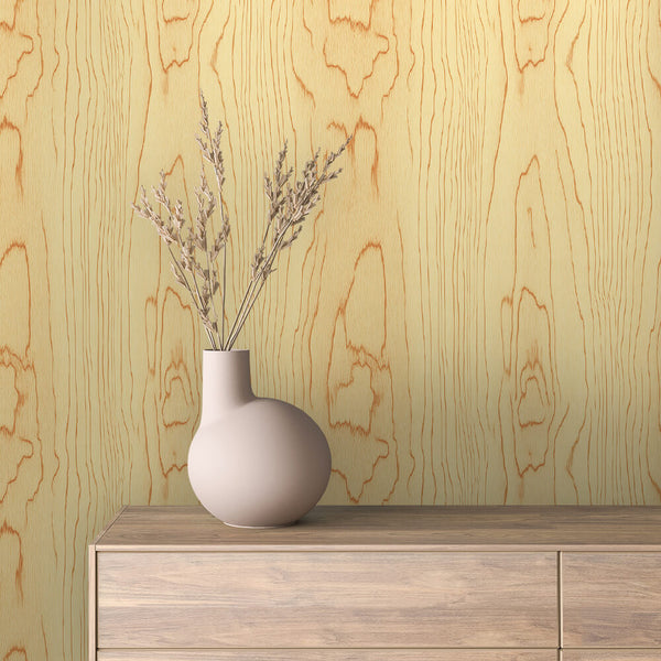 Stylized Wood Grain Wallpaper mockup
