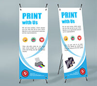 X Frame Banners: 13oz Matte Vinyl