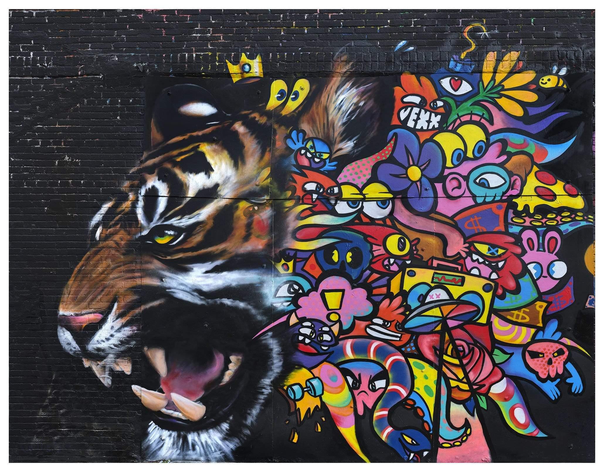 AMAZING Street art Mural from Bushwick NYC!