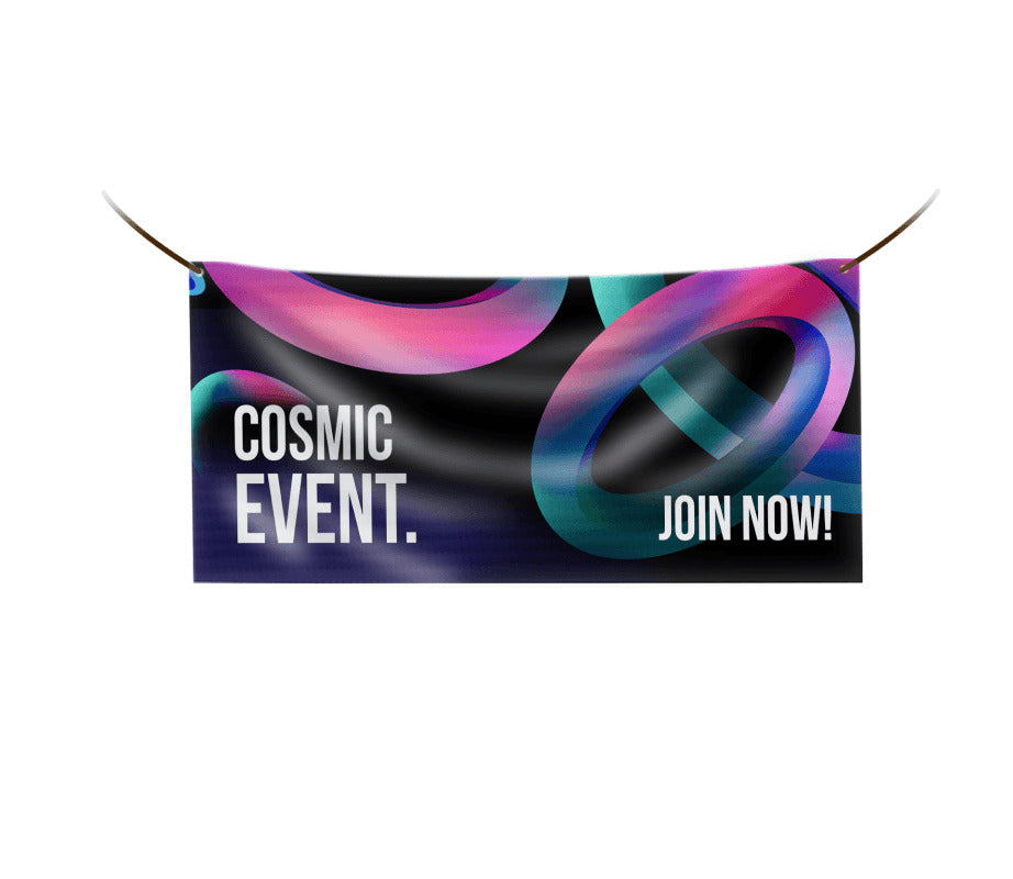13oz Glossy Vinyl Banner Full Color CMYK Custom Size