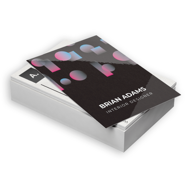 Business cards 16pt + UV