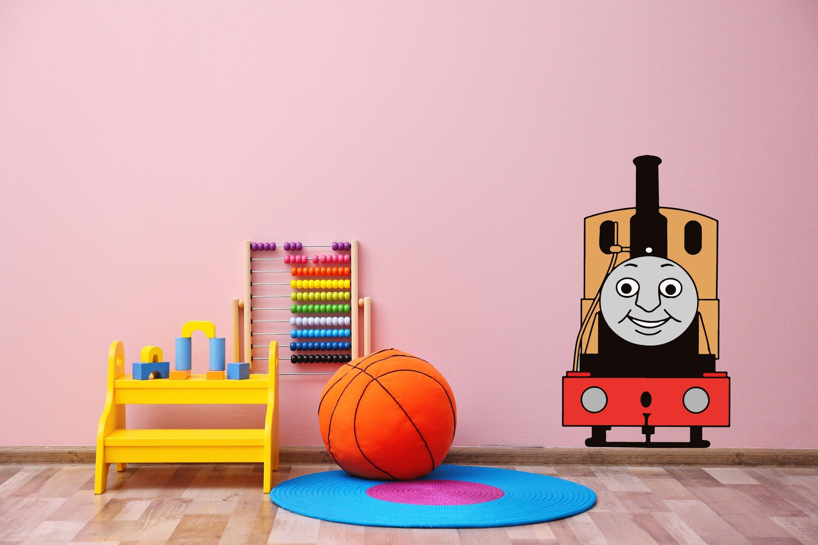Beige Thomas the Tank Engine Decal for Kids Room
