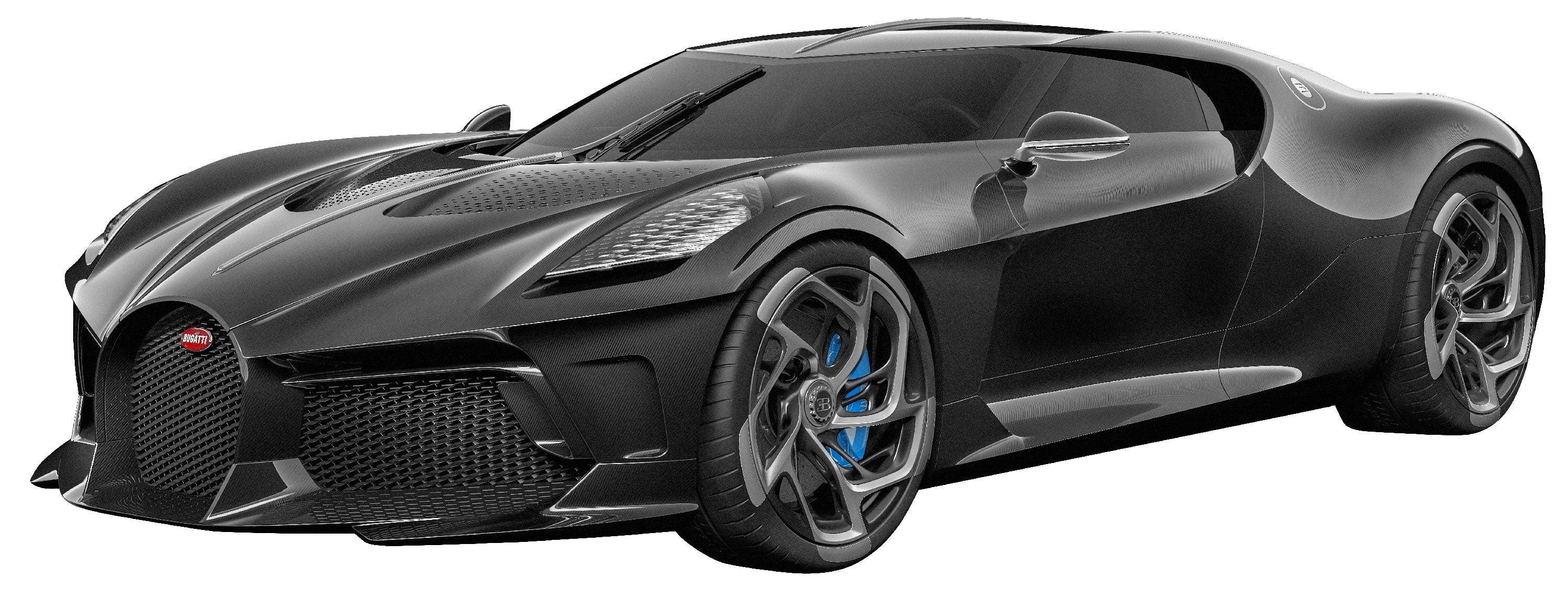 Bugatti la voiture noire 2019 Wall Decal sticker Peel-N-Stick wall decor 043