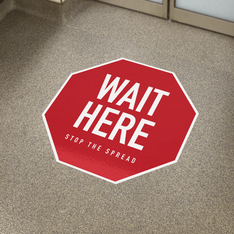 Floor Graphics: Vinyl Floor Adhesive (13mil)