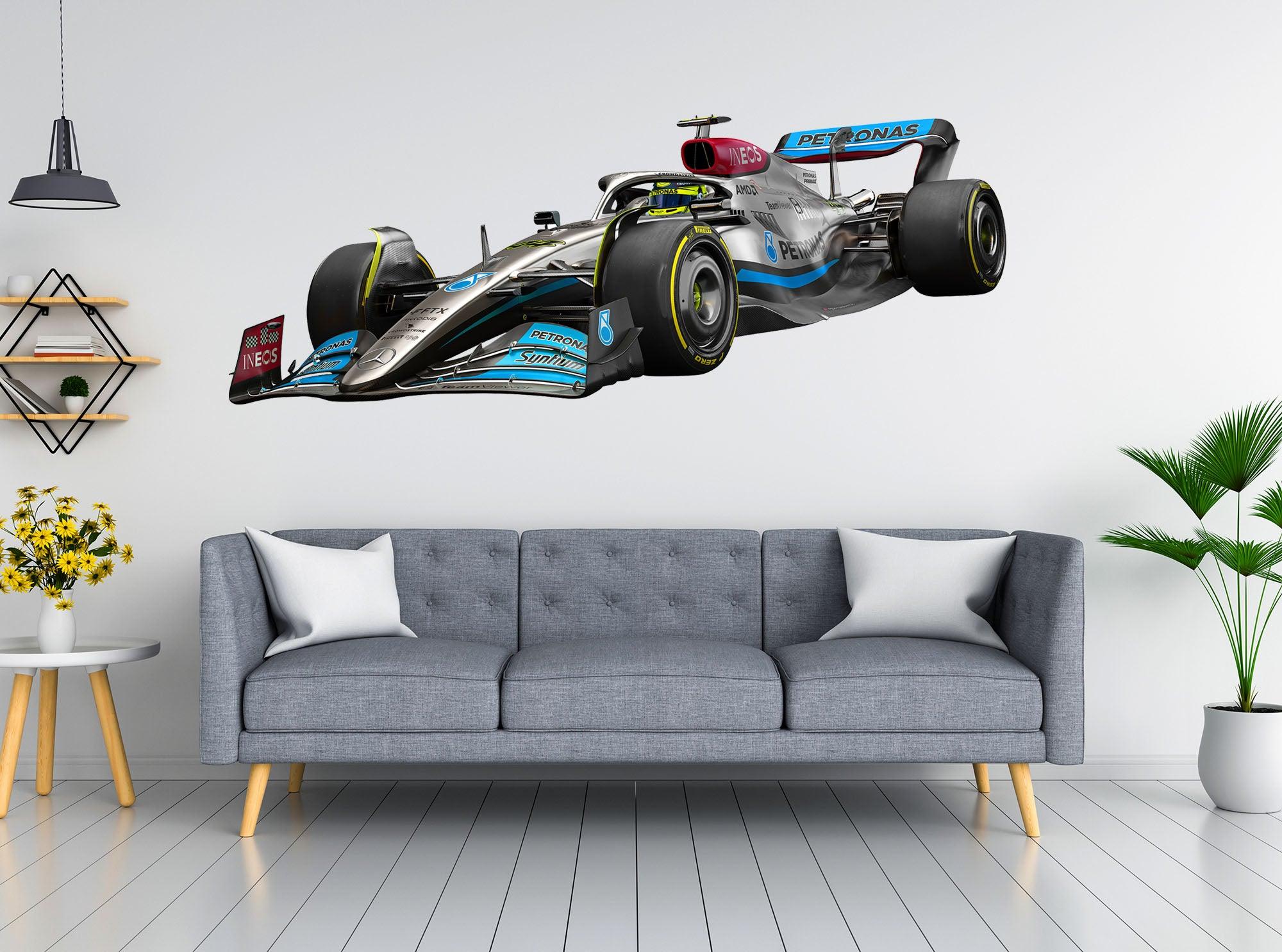 FORMULA 1 F1 Driver Lewis Hamilton, Mercedes 2022 Livery W13 Side View 022