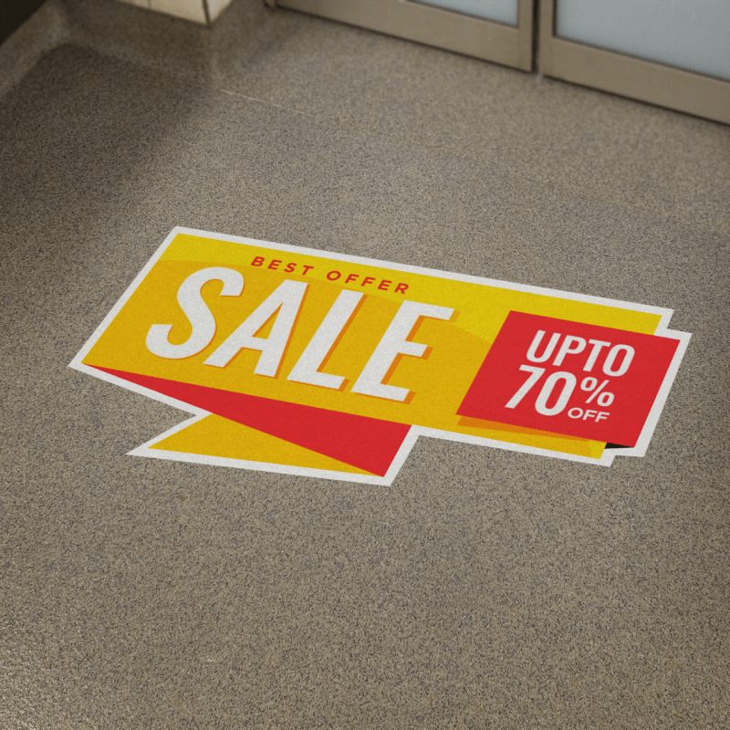 Floor Graphics: Vinyl Floor Adhesive (13mil)
