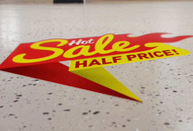 Floor Graphics: Vinyl Floor Adhesive (13mil)