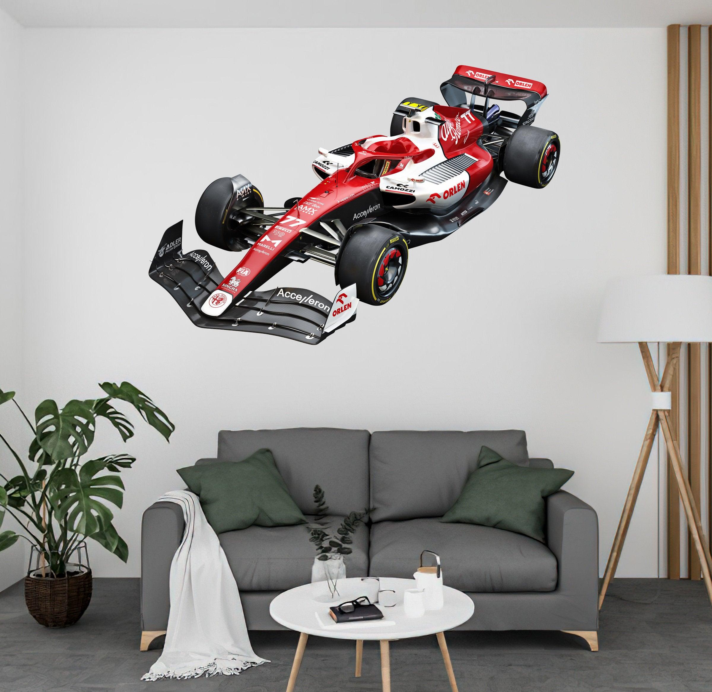 Formula 1, F1, Alfa Romeo C42 2022 Removable Wall Decal Sticker 024