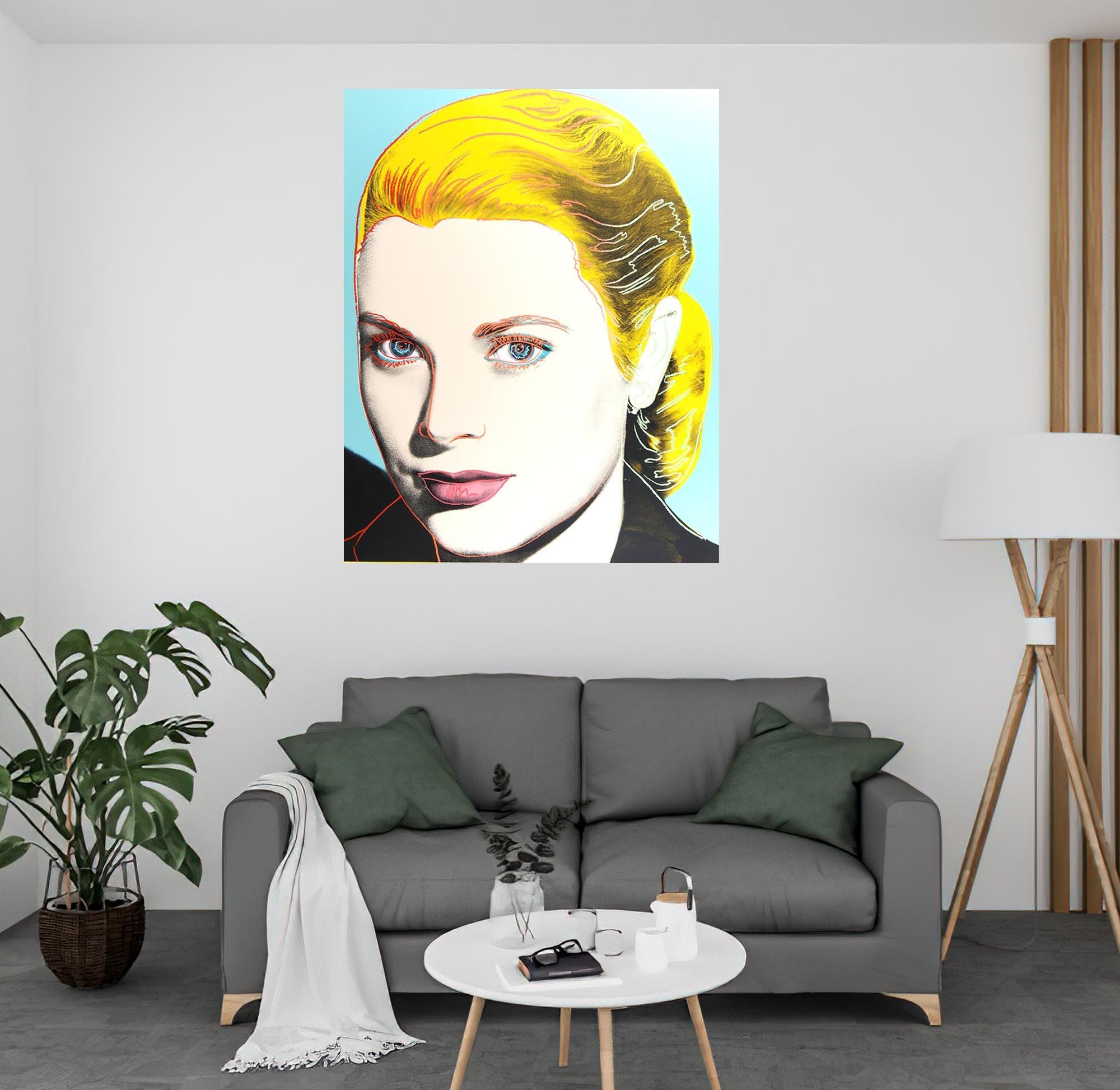 CoolWalls.ca Posters, Prints, & Visual Artwork Grace Kelly Andy Warhol Poster Vintage Artwork: Peel_n_Stick onto the wall, wallpaper like fabric
