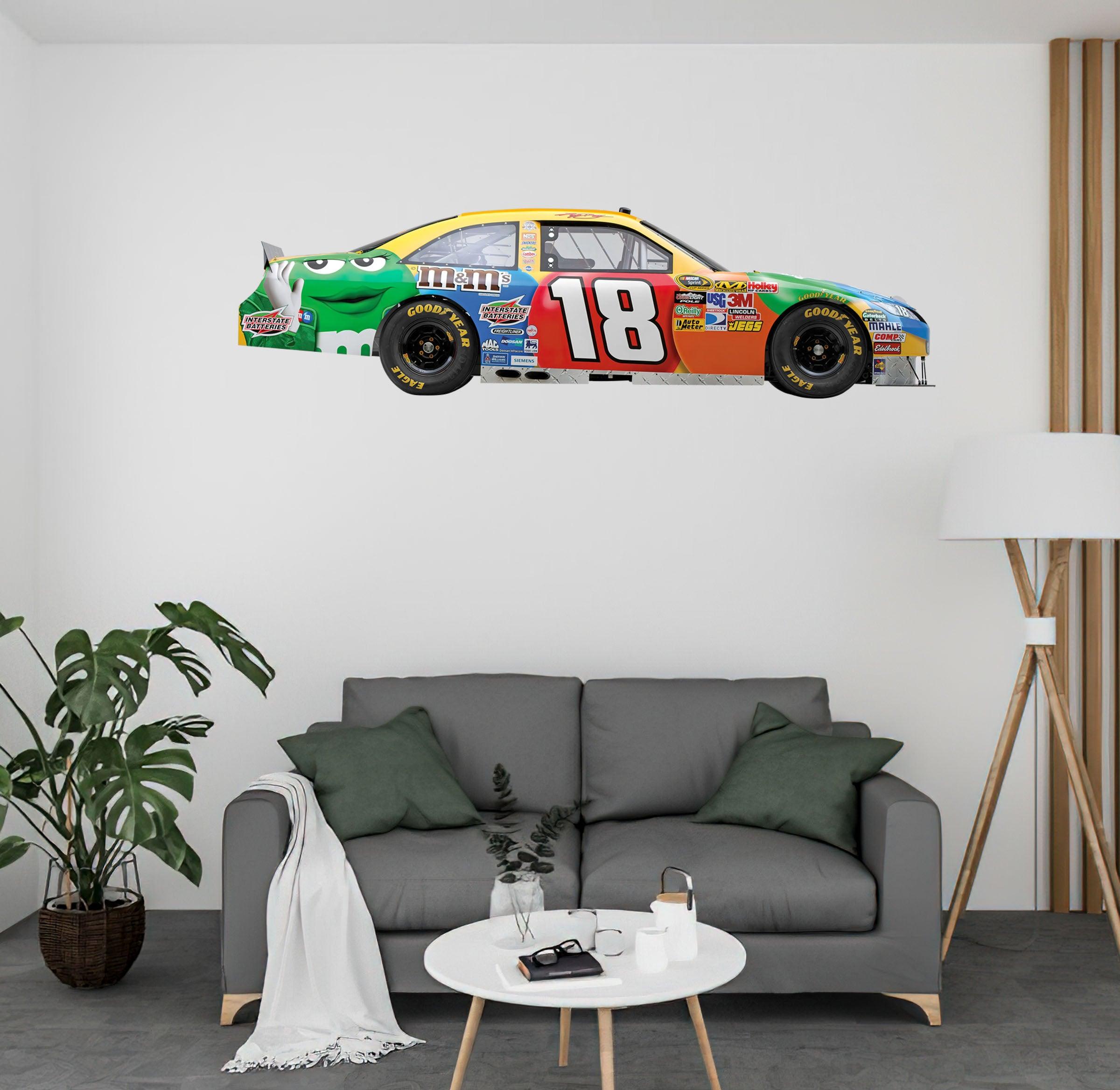 KYLE BUSCH #18 M&M’S TOYOTA 2011 Wall Decal