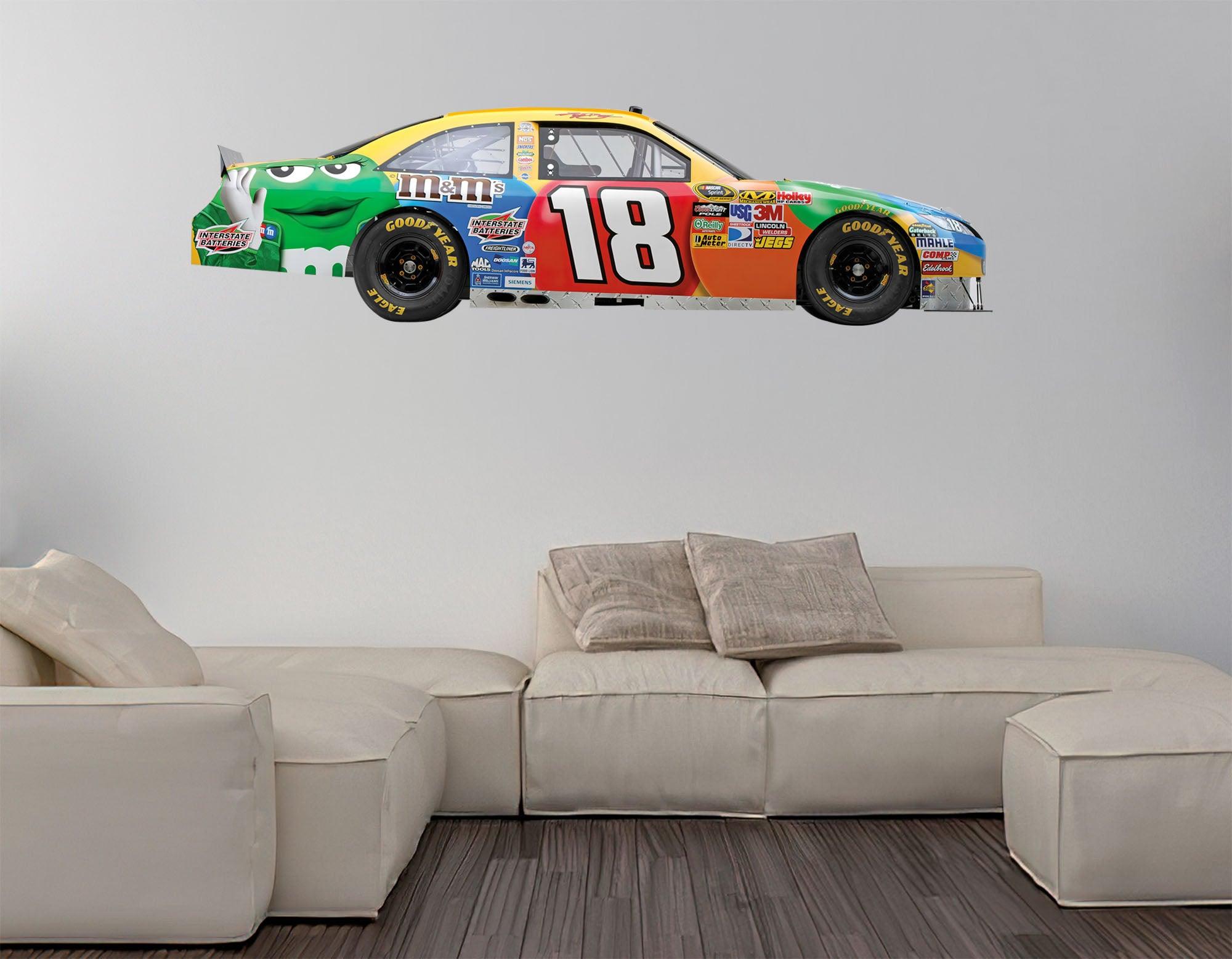 KYLE BUSCH #18 M&M’S TOYOTA 2011 Wall Decal