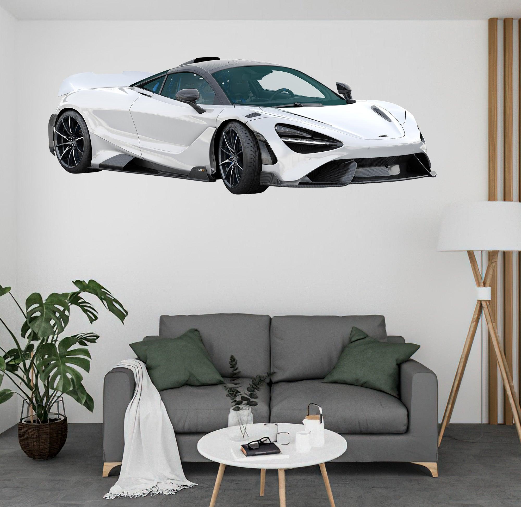 McLaren 675LT Side, Wall Decal Sticker, Easy to Peel-N-Stick 040