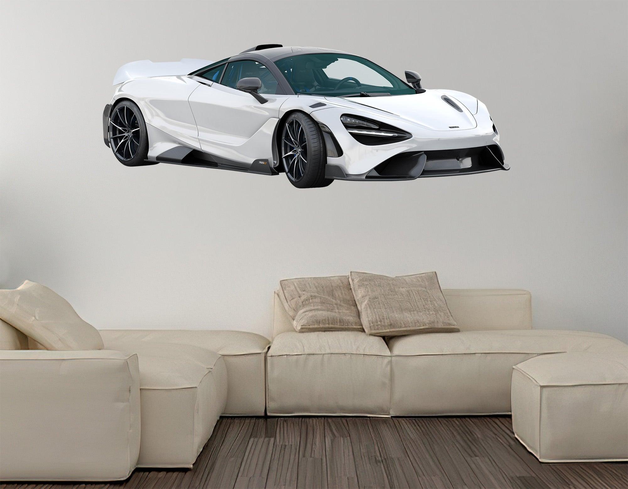 McLaren 675LT Side, Wall Decal Sticker, Easy to Peel-N-Stick 040