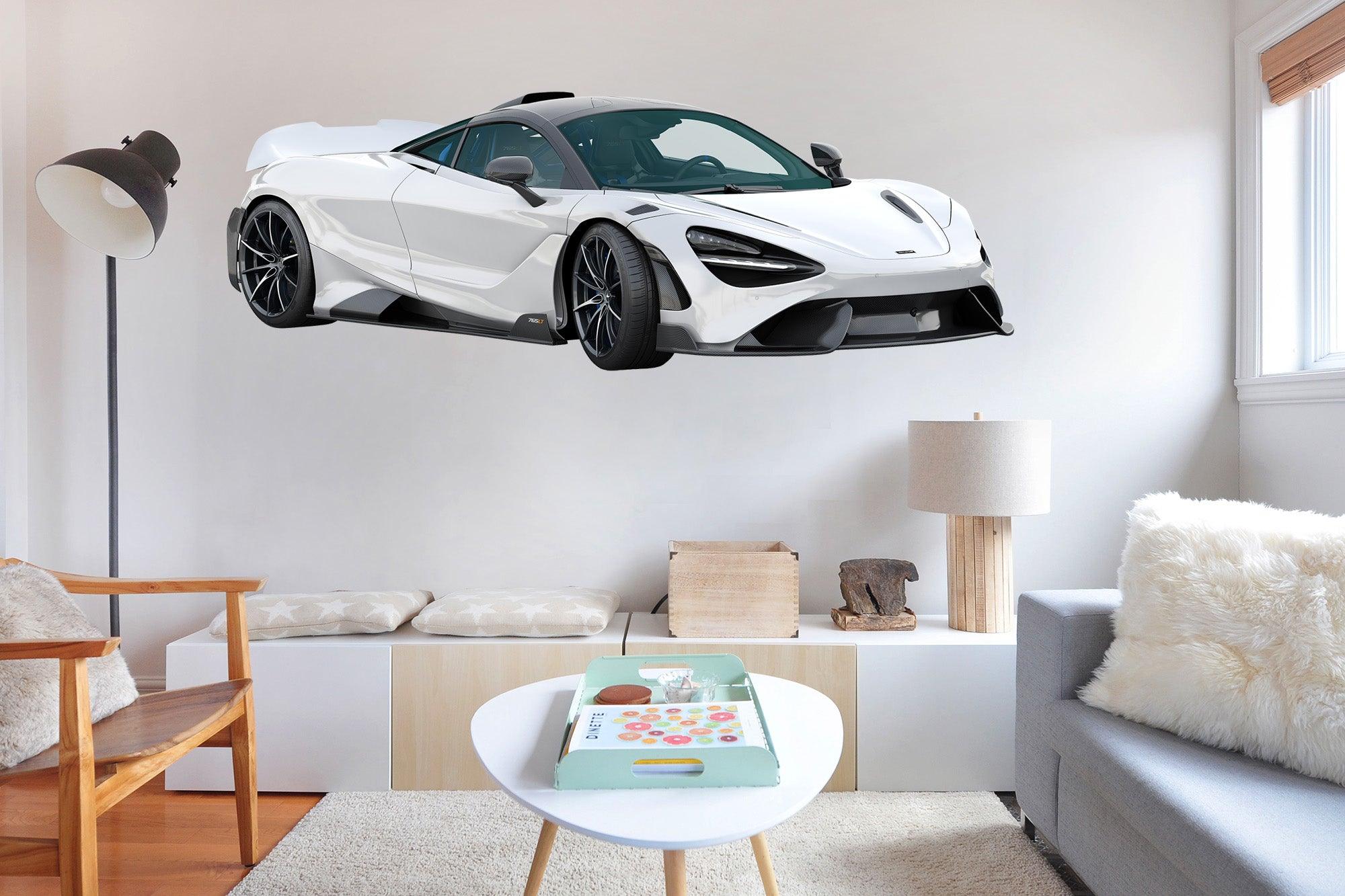 McLaren 675LT Side, Wall Decal Sticker, Easy to Peel-N-Stick 040