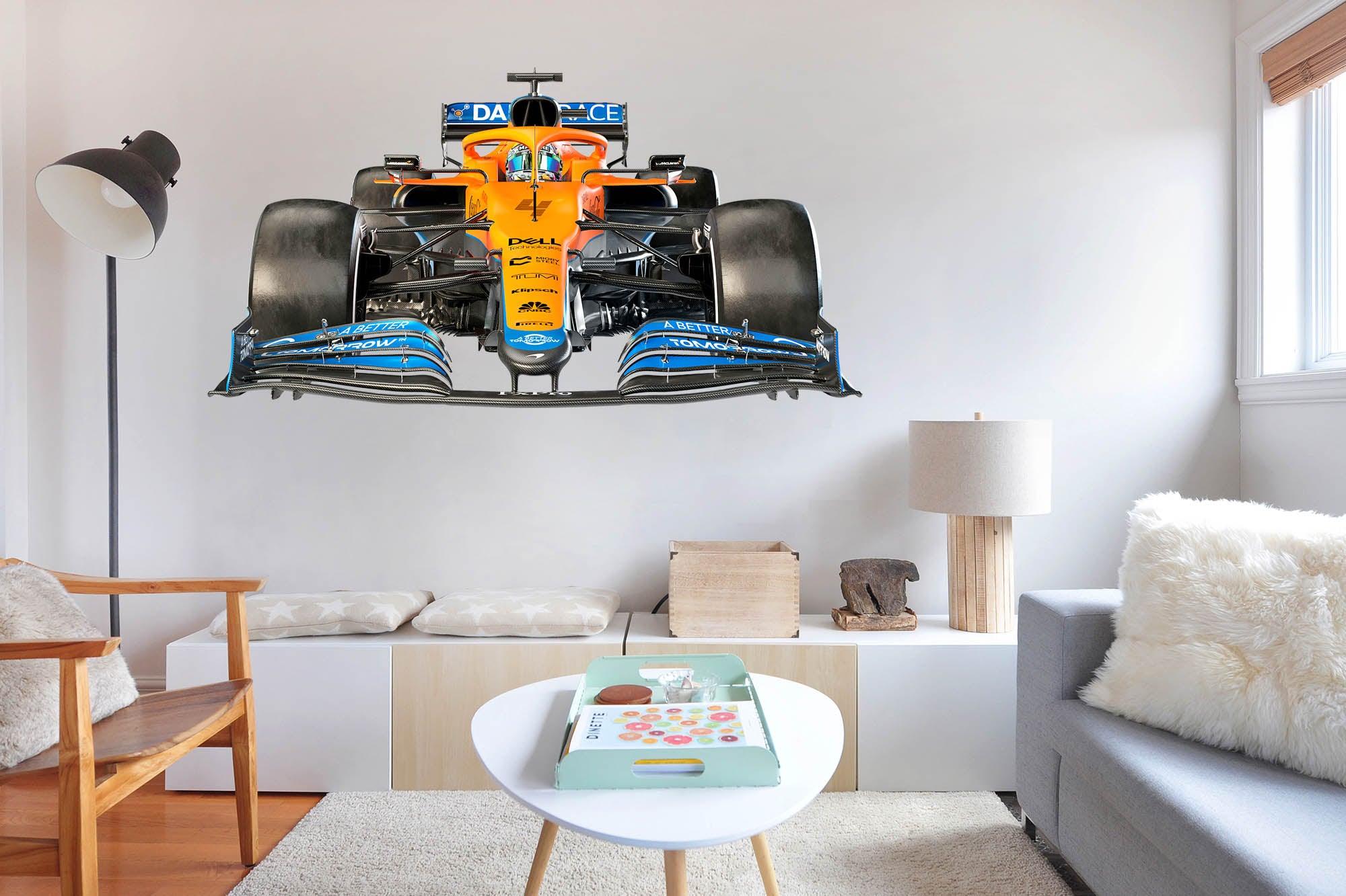Mclaren Front wall Decal 2021 Car: MCL35M