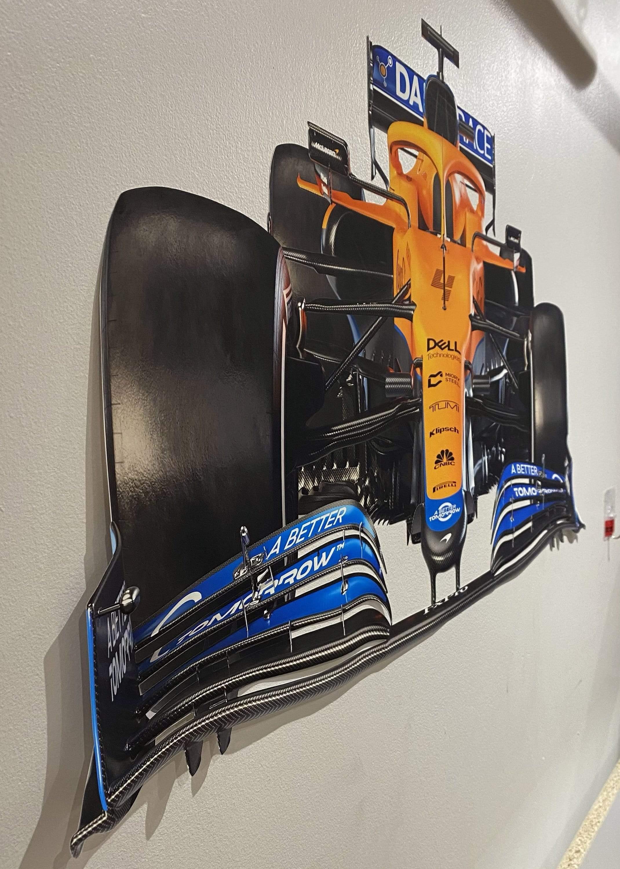 Mclaren Front wall Decal 2021 Car: MCL35M