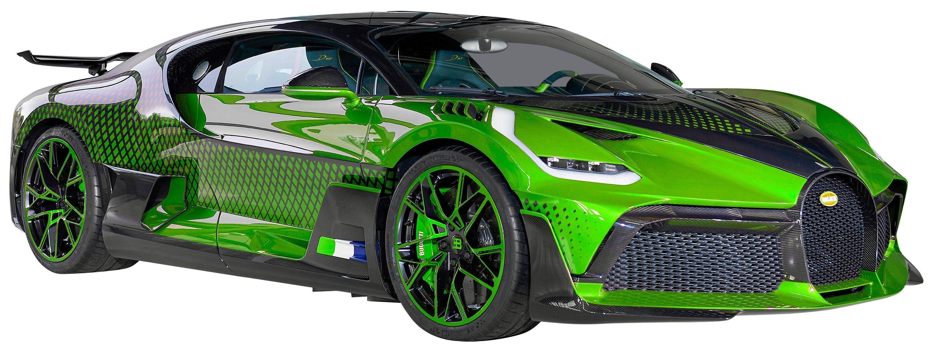 Multi Colour 2021 Bugatti Divo Wall Decal Luxury Hyper Exotic Sports Car Removable Fabric Wall Sticker Boys Bedroom Man Cave Wall Art Decor 044