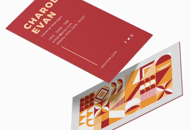 32pt Painted Edge Business Cards