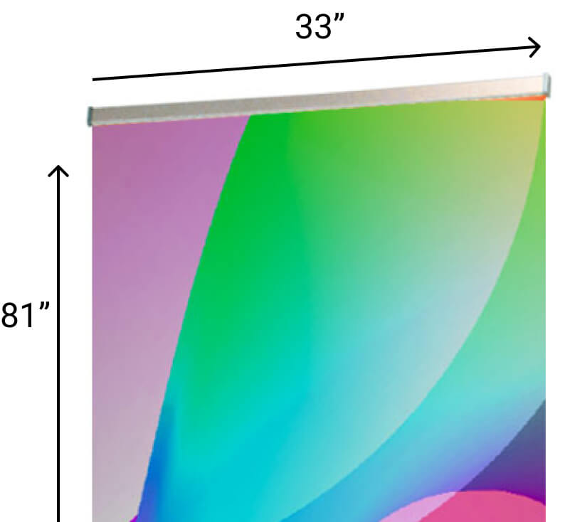 Double Sided Pull Up Banners 13 oz Matte Vinyl