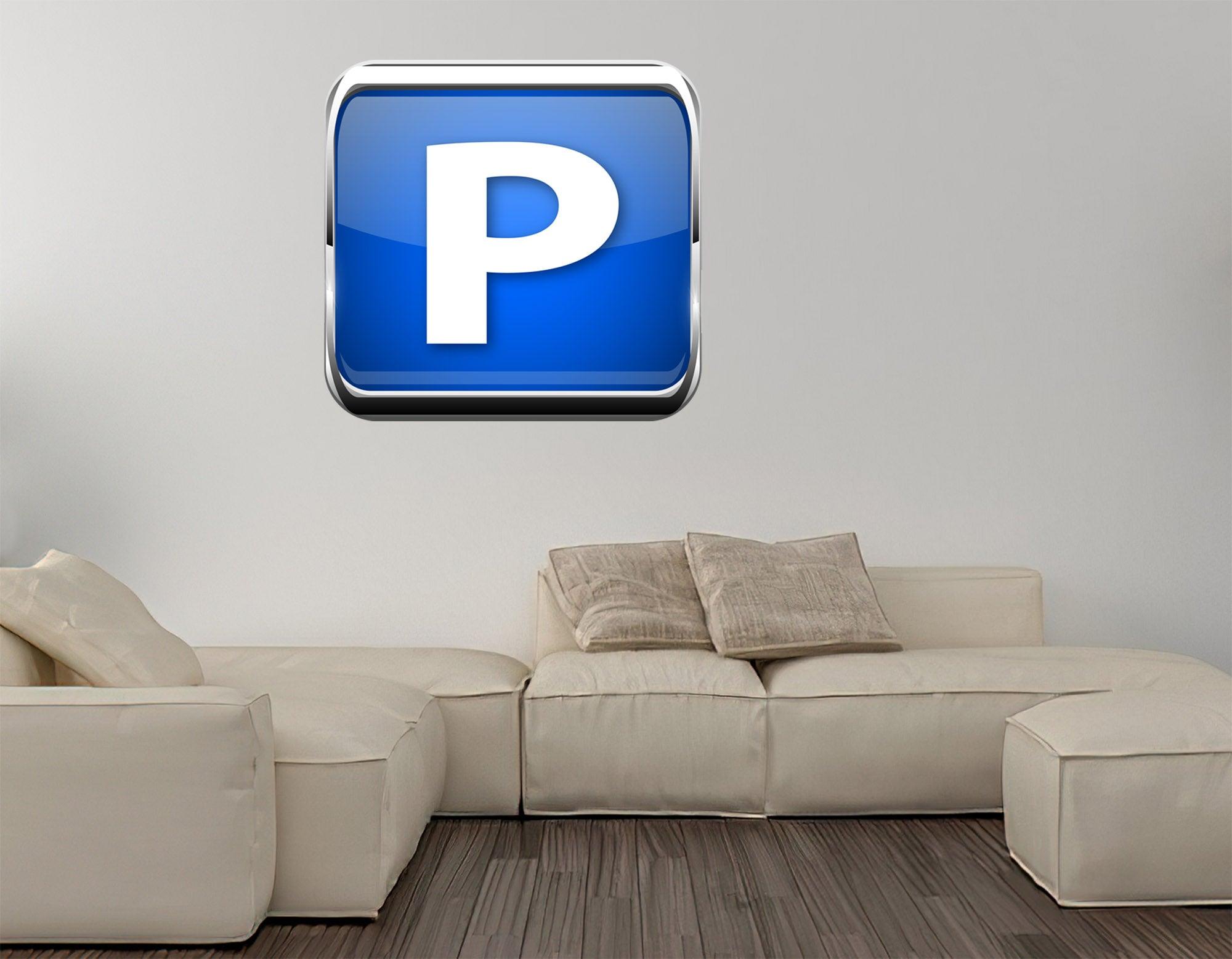Pushin P Decal, Removable Sticker Wall Decal