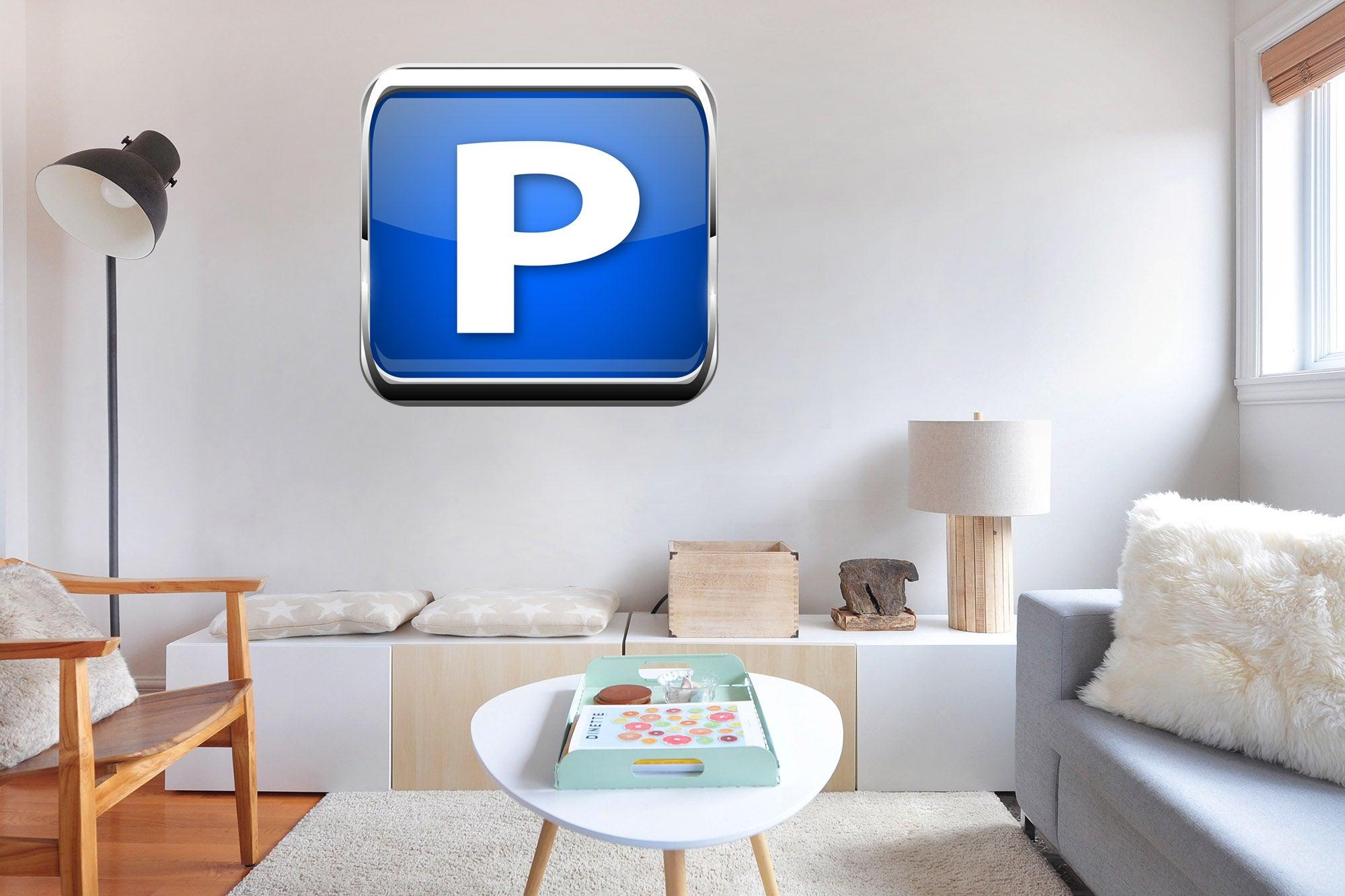 Pushin P Decal, Removable Sticker Wall Decal