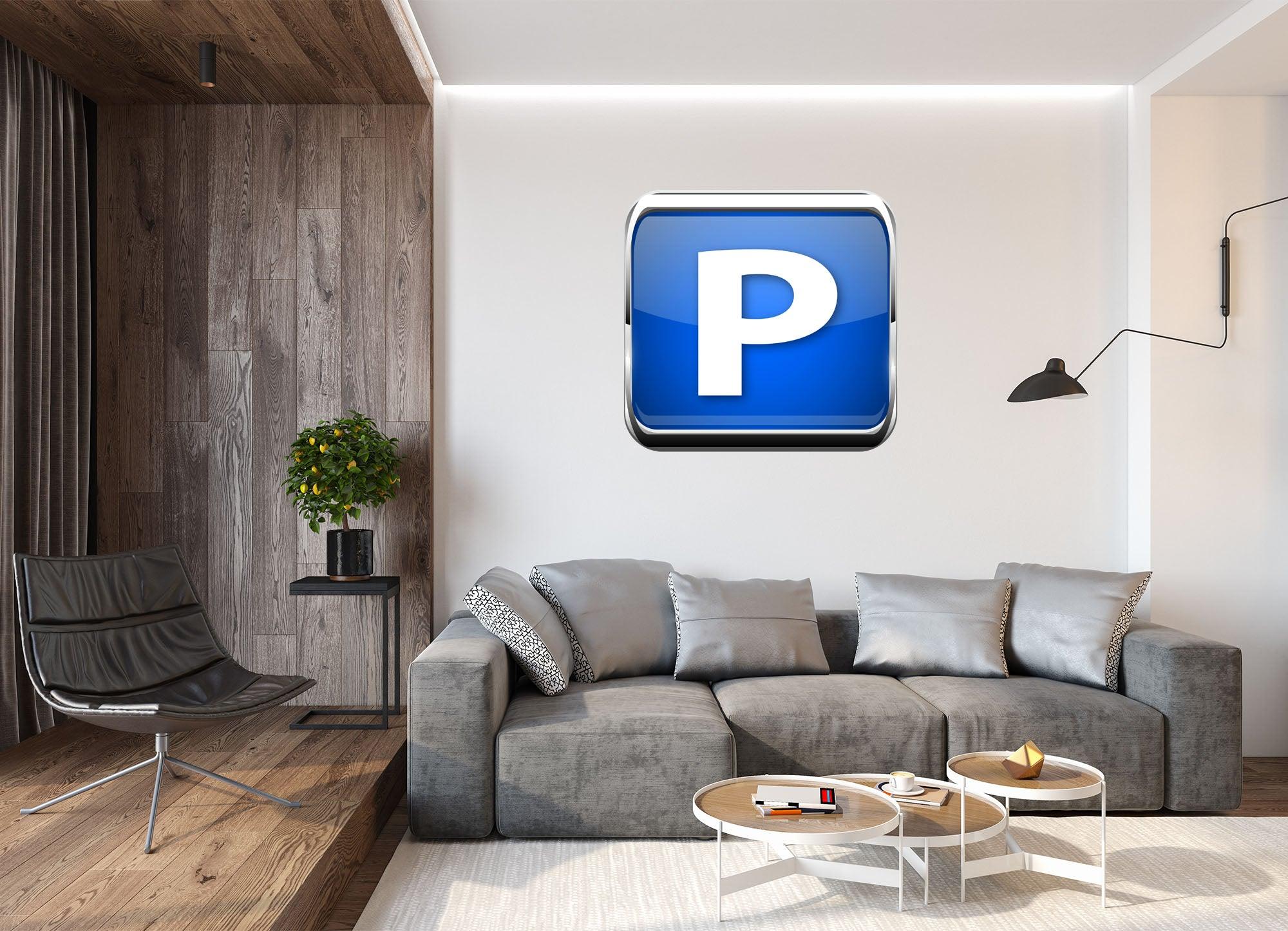 Pushin P Decal, Removable Sticker Wall Decal