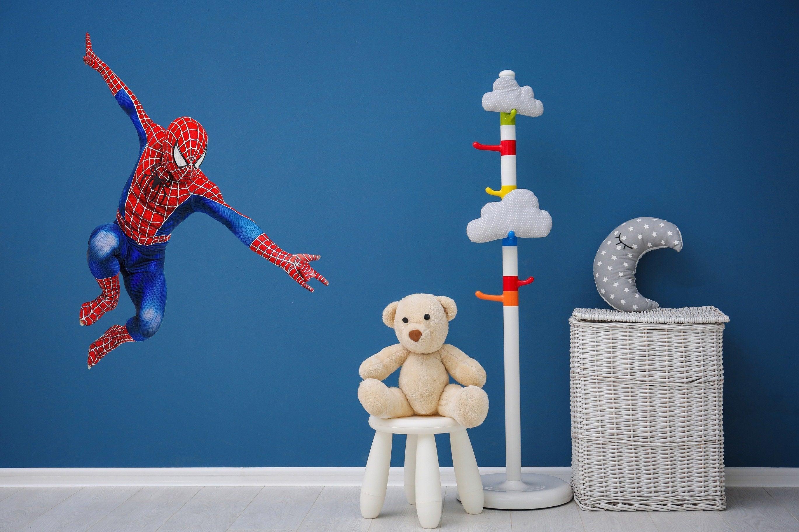 Spiderman Decal Arm Out is great for a kids room No Wall Damage and Removable Anytime