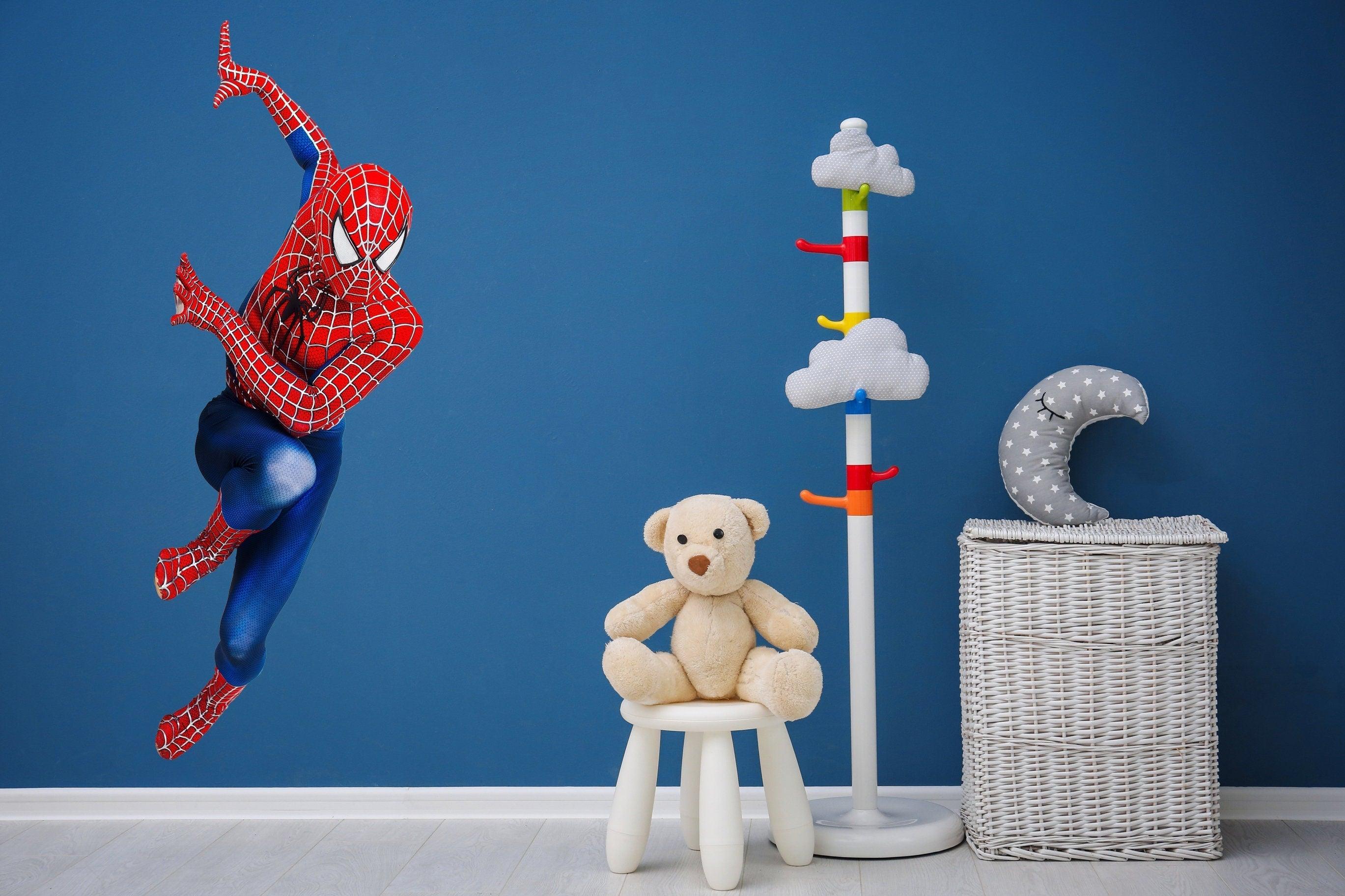 Spiderman Decal is a great addition to any Kids Room and 100% No Wall Damage