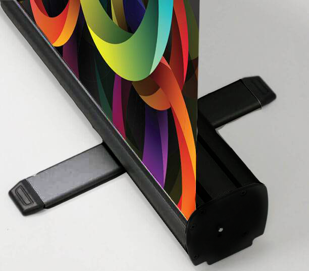 Retractable Pull Up Banner 33 x 81 Black Base