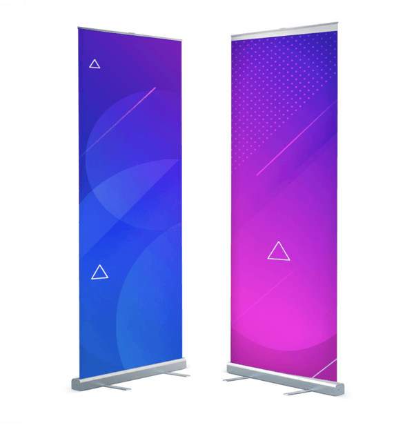 Custom Pull Up Banner 33 x 81 13oz Matte Vinyl