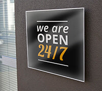SinaLite 20pt Styrene Sign Full Color CMYK Custom Size