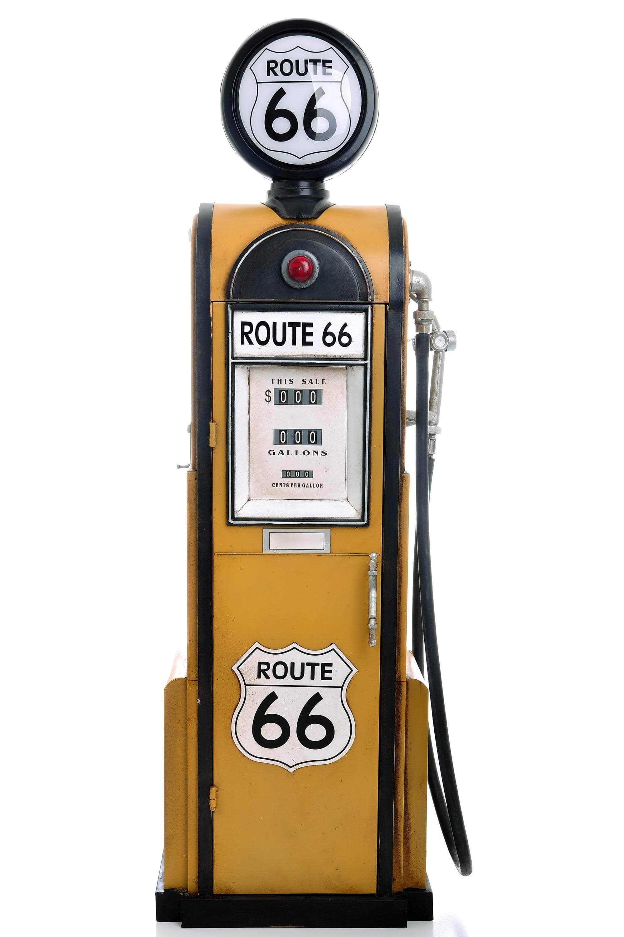 Vintage Gas Pump Decal | 74" x 23" | Man Cave | Fabric Decal | Removable| Authentic looking | Realistic